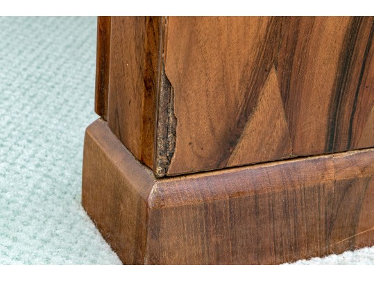 Antique Biedermeier Walnut Daybed, Ca. 1830-50
