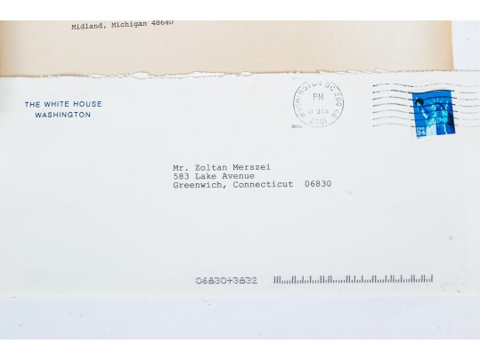Letters And Photograph Signed By Presidents Gerald R. Ford, George W. Bush, Ronald Reagan