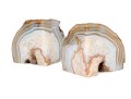 Pair Of Agate Specimen Bookends