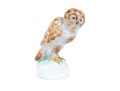 Hungarian Herend Hand-Painted Porcelain Owl