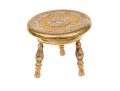 Brass Tripod Footstool