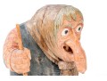 Anton Sveen (Norwegian, 1914-2009) Signed Pair Of Carved Wood Trolls