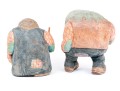 Anton Sveen (Norwegian, 1914-2009) Signed Pair Of Carved Wood Trolls