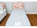 Twin Size Toile Upholstered Bed With EPOC 