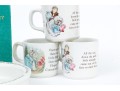Wedgwood Bowl And Three Mugs With Seven Beatrix Potter Books
