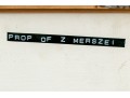 Large Signed Painting On Canvas, Industrial Complex, 1976