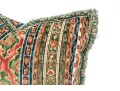 Pair Of Highly Textural Upholstered Down Pillows