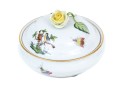 Hungarian Herend Rothschild Porcelain Lidded Bowl