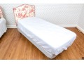 Twin Size Toile Upholstered Bed With EPOC 