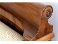 Antique Biedermeier Walnut Daybed, Ca. 1830-50