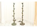 Pair Of Toleware Floor Lamps