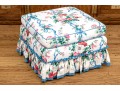 Baker Furniture Custom Upholstered Club Chair With Ottoman