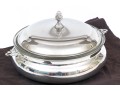 Silver Plated Lidded Casserole With Liner