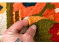 Handmade Flatweave Scandinavian Folk Pattern Runner, 6'-2 1/2