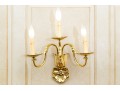 Pair Of Brass Wall Sconces