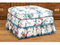 Baker Furniture Custom Upholstered Club Chair With Ottoman