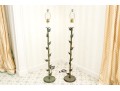 Pair Of Toleware Floor Lamps