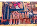 Hand-Knotted Wool Carpet, 7-7 1/4
