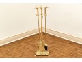 Set Of Brass Duck Head Fireplace Tools (set #1)