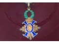 Al Merito Civil Medal On Sash Custom Framed