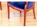Custom Velvet Upholstered Armchairs