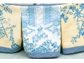 French Country Toile Upholstered Arm Chair
