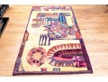 Hand-Knotted Wool Carpet, 7-7 1/4