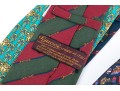 Set Of Four Quality Silk Men's Ties Including Versace, Gucci, Dunhill.
