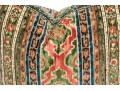 Pair Of Highly Textural Upholstered Down Pillows