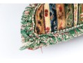 Pair Of Highly Textural Upholstered Down Pillows
