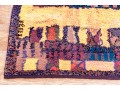 Hand-Knotted Wool Carpet, 7-7 1/4