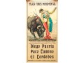 Lithograph On Board Advertising Bullfighting