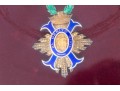 Al Merito Civil Medal On Sash Custom Framed