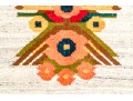 Handmade Flatweave Scandinavian Folk Pattern Runner, 6'-2 1/2