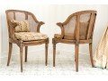 Pair Of Antique Louis XVI Bergères, Ca. 1920's