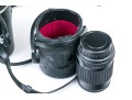 Pentax MX And Fujica ST605 Cameras, Two Lenses, And Binoculars