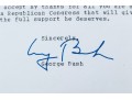 Letters And Photograph Signed By Presidents Gerald R. Ford, George W. Bush, Ronald Reagan
