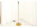 Sleek Brass And Glass Floor Lamp
