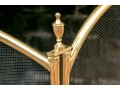 Quality Brass Fireplace Screen  (1 Of 2)