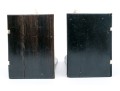 Pair Of Ebony And Carved Bone Elephant Form Bookends