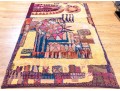 Hand-Knotted Wool Carpet, 7-7 1/4