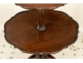 Vintage Chippendale Style Two-Tier Mahogany Dumbwaiter