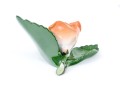 Hungarian Herend Hand-Painted Porcelain Dish And Flower Place Card Holder