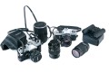 Pentax MX And Fujica ST605 Cameras, Two Lenses, And Binoculars