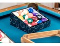 Brunswick Pool Table With Cues, Triangle, And Balls