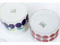 Pair Of Finnish Arabia Ceramic Lidded Jars