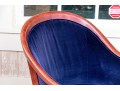 Custom Velvet Upholstered Armchairs