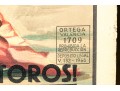 Lithograph On Board Advertising Bullfighting