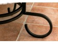 Marble Top Iron Framed Breakfast Table