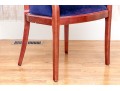 Custom Velvet Upholstered Armchairs